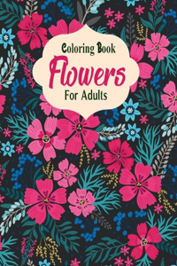 Coloring Book Flowers For Adults
