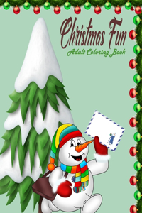 Christmas Fun Adult Coloring Book