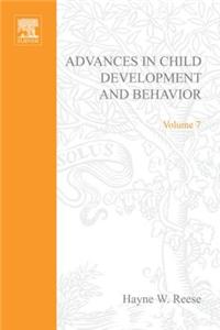 Adv in Child Development &Behavior V 7