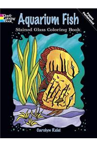 Aquarium Fish Stained-Glass Colouring Book