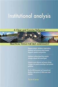Institutional analysis A Clear and Concise Reference