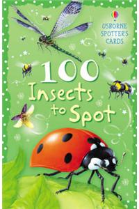 100 Insects to Spot Usborne Spotters Cards