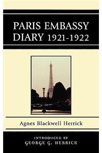 Paris Embassy Diary 1921d1922