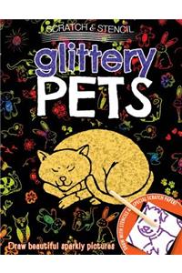 Scratch & Stencil: Glittery Pets
