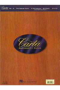 Carta Manuscript Paper No. 15 – Guitar