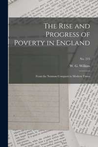 Rise and Progress of Poverty in England