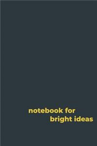 Notebook for Ideas