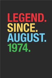 Legend Since August 1974