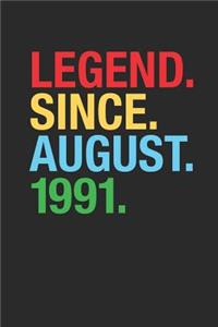 Legend Since August 1991