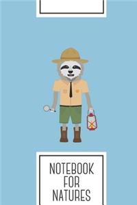 Notebook for Natures