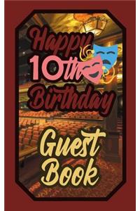 Happy 10th Birthday Guest Book