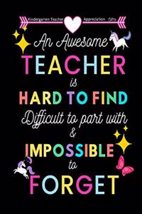 Kindergarten Teacher appreciation gifts