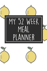 My 52 Week Meal Planner