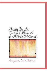 Anales De La Sociedad Espanola de Historia Natural