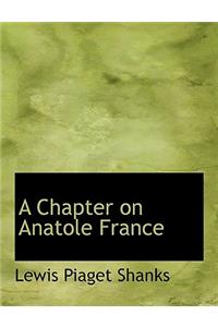 A Chapter on Anatole France