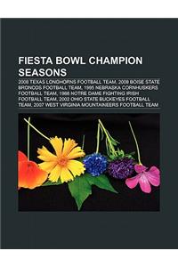 Fiesta Bowl Champion Seasons