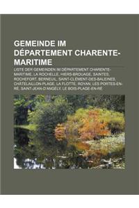 Gemeinde Im Departement Charente-Maritime