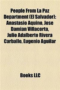 People from La Paz Department (El Salvador)