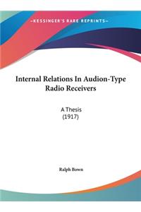 Internal Relations in Audion-Type Radio Receivers