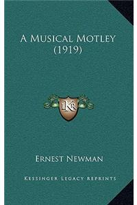 A Musical Motley (1919)