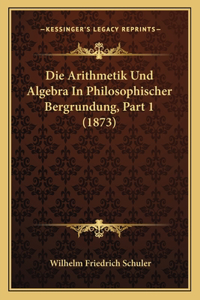 Die Arithmetik Und Algebra in Philosophischer Bergrundung, Part 1 (1873)