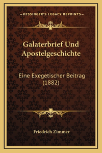 Galaterbrief Und Apostelgeschichte