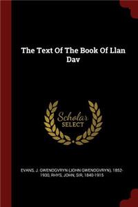 The Text of the Book of Llan Dav