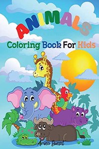 Animals Coloring book for kids