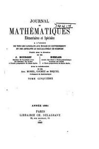 Journal de mathématiques élémentaires - Tome V