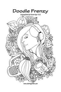 Doodle Frenzy Coloring Book for Grown-Ups 1 & 2