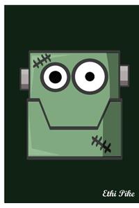 Ethi Pike - Frankenstein Notebook / Extended Lined Pages / Soft Matte Cover