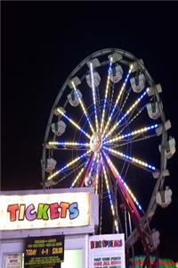 Journal Carnival Ticket Booth Ferris Wheel Night Lights