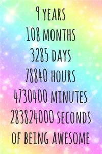 9 Years of Being Awesome