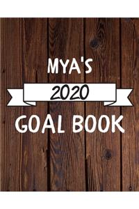 Mya's 2020 Goal Book