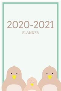 2020-2021 Yearly, Monthly, Weekly Calendar Planner