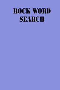 rock Word Search