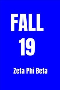 Fall 19 Zeta Phi Beta