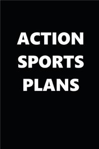 2020 Weekly Planner Sports Theme Action Sports Plans Black White 134 Pages