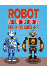 Robot Coloring Books For Kids Ages 4-8