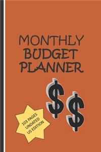 Monthly Budget Planner 103 pages us edition