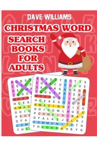 Christmas Word Search Book For Adults Large Print
