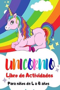 Unicornio Libro de Actividades para Niños de 4 a 8 Años