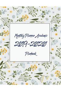 Monthly Planner Academic 2019-2020