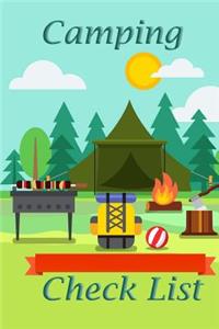 Camping Check List