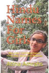 Hindu Names For Girls