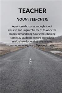 Teacher Noun [tee-Cher]