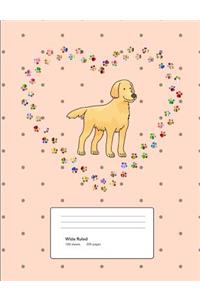 Golden Retriever Love Composition Book