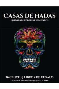 Libros para colorear avanzados (Casas de hadas)