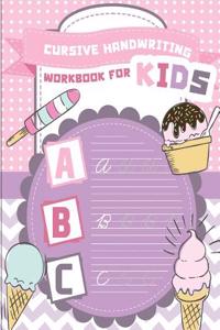 Cursive handwriting workbook for kids