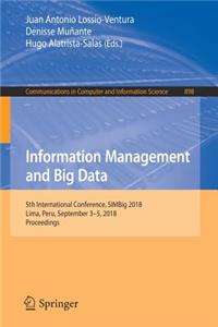 Information Management and Big Data